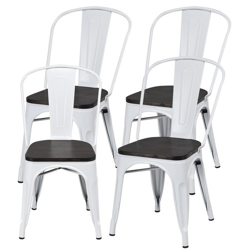 Set tolix style stackable - of, 4
